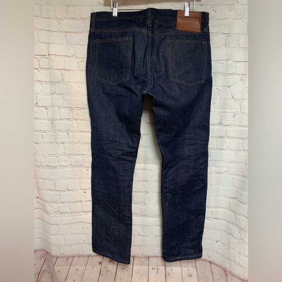 The Unbranded Brand UB201 Selvedge Tapered Button Fly Jeans Size 34 x 29 - Picture 7 of 8